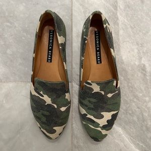 Veronica Beard Camo Loafers